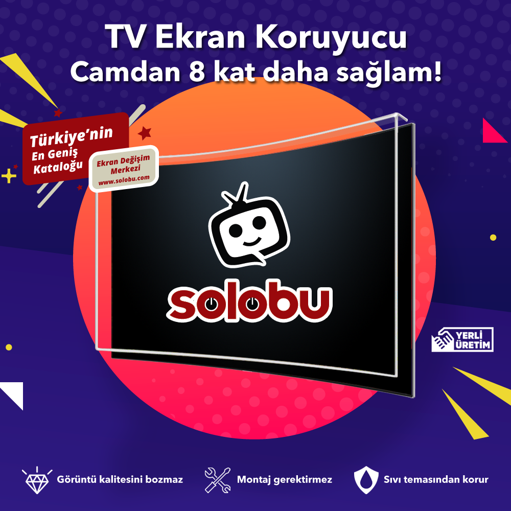 Solobu Curved LED TV Ekran Koruyucu Cam