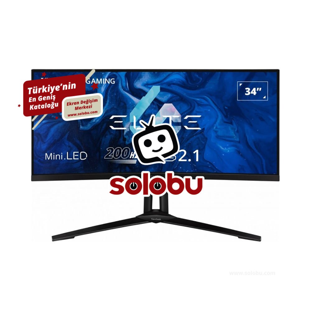 ViewSonic Elite XG341C-2K Monitör Ekran Değişimi