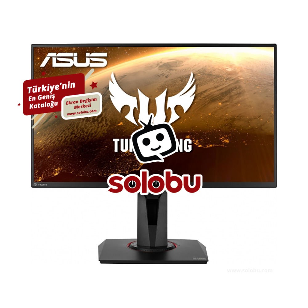 Asus TUF Gaming VG258QM Monitör Ekran Değişimi