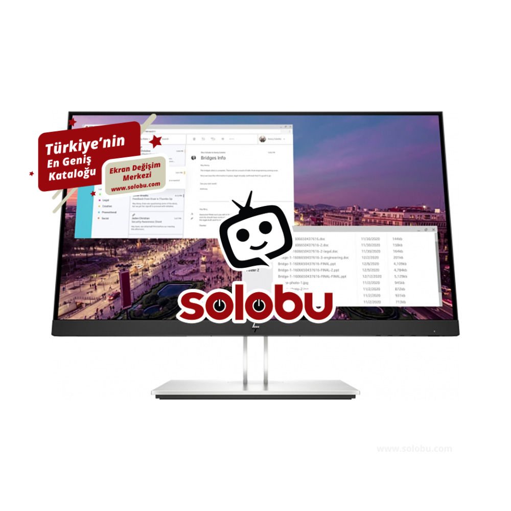 HP E23 G4 (9VF96AS) Monitör Ekran Değişimi