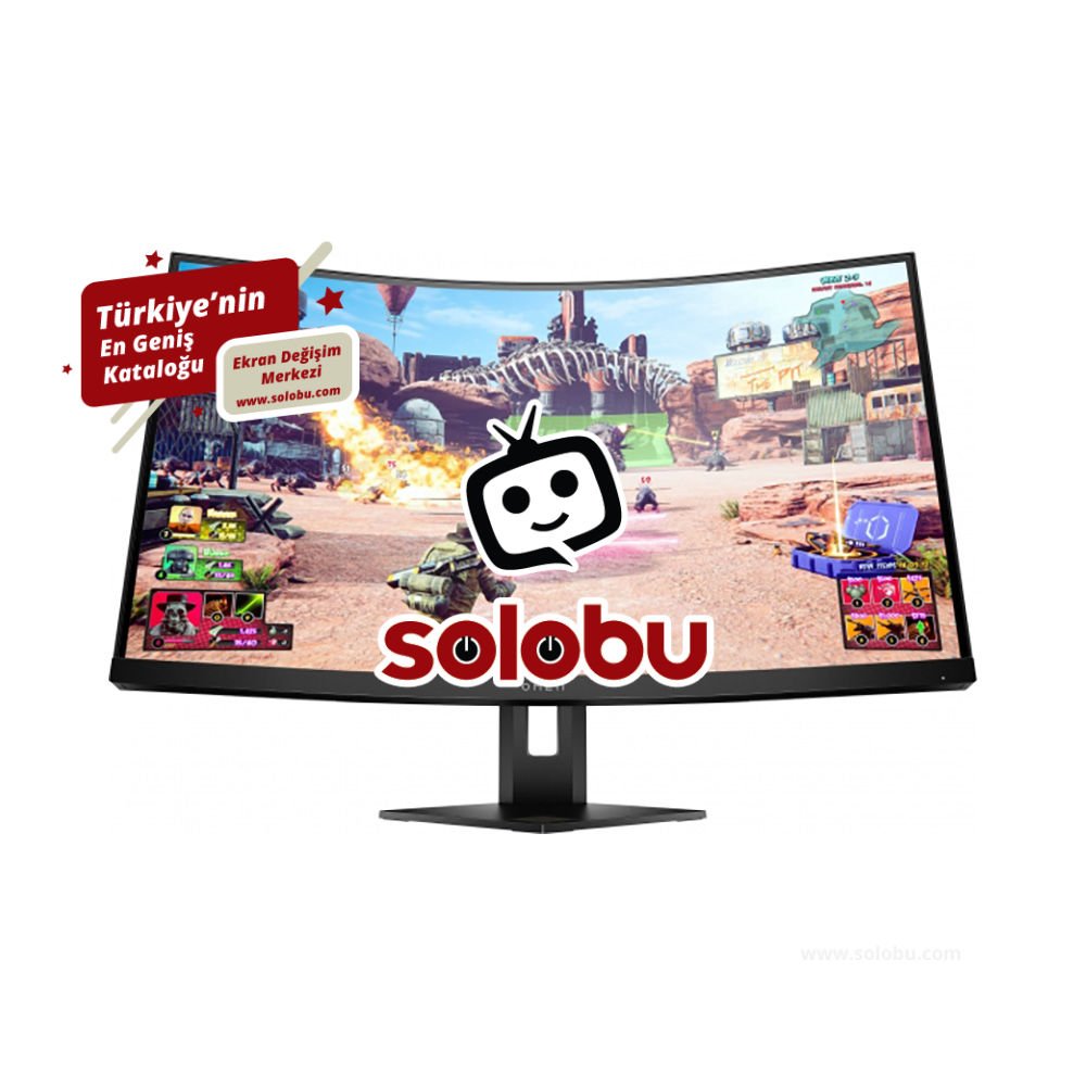 HP Omen 27c (35D67E9) Monitör Ekran Değişimi