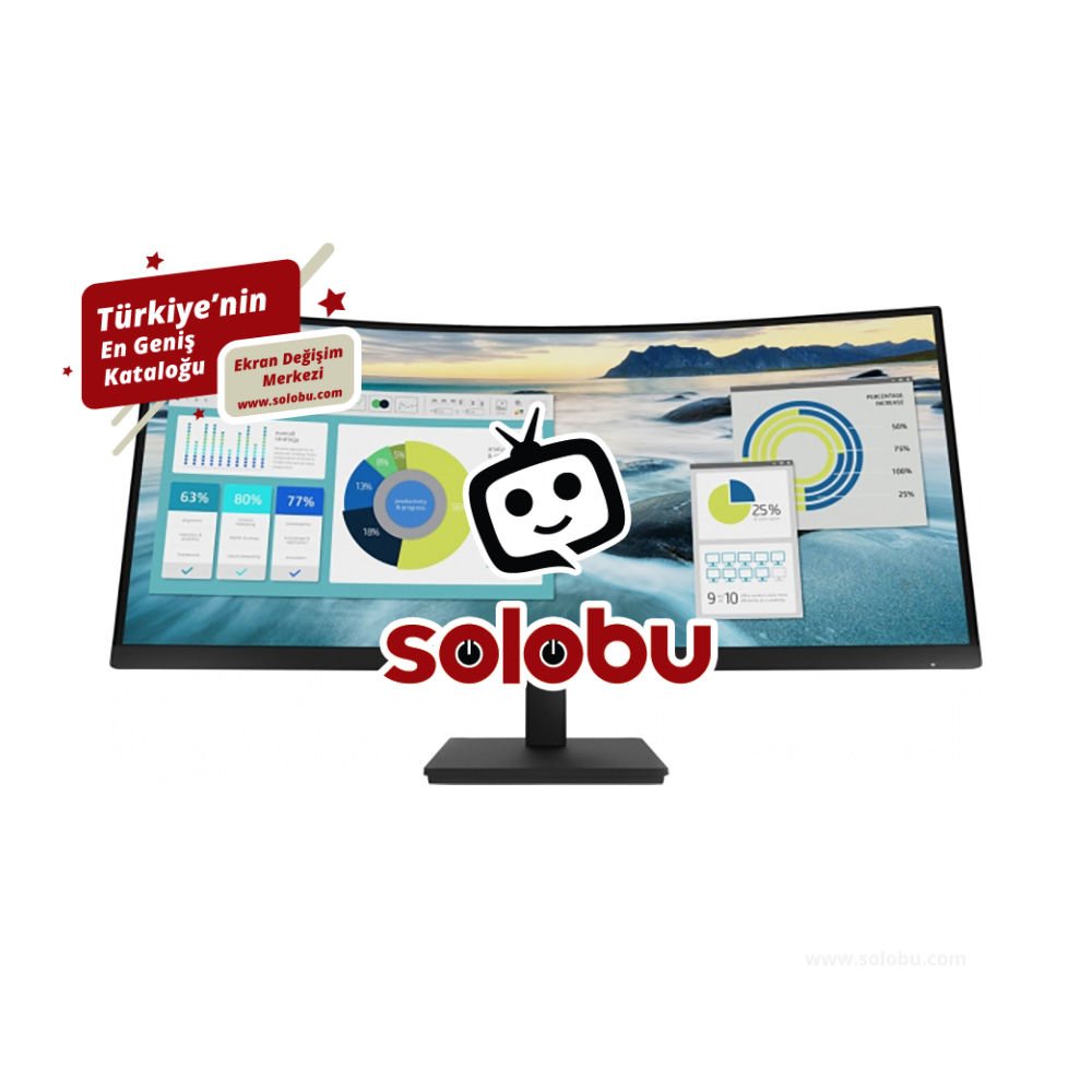 HP P34hc G4 (21Y56AS) Monitör (21Y56AA) Ekran Değişimi