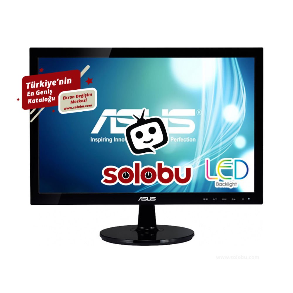Asus VS197DE Monitör Ekran Değişimi