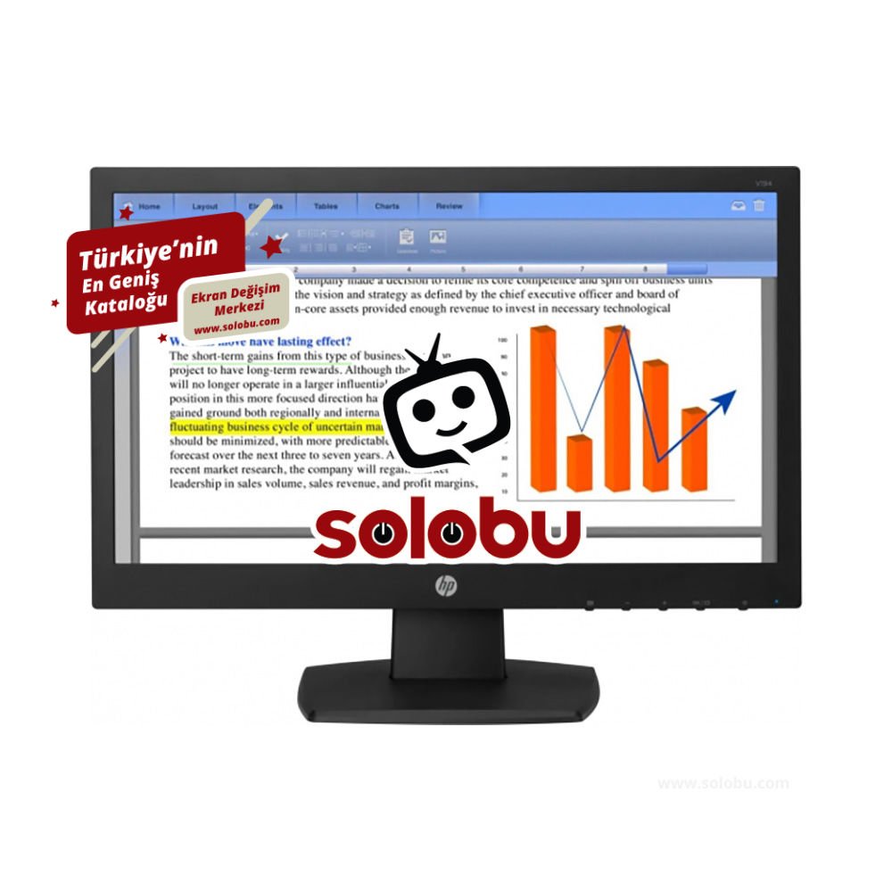 HP V194 (5YR89AA) Monitör Ekran Değişimi