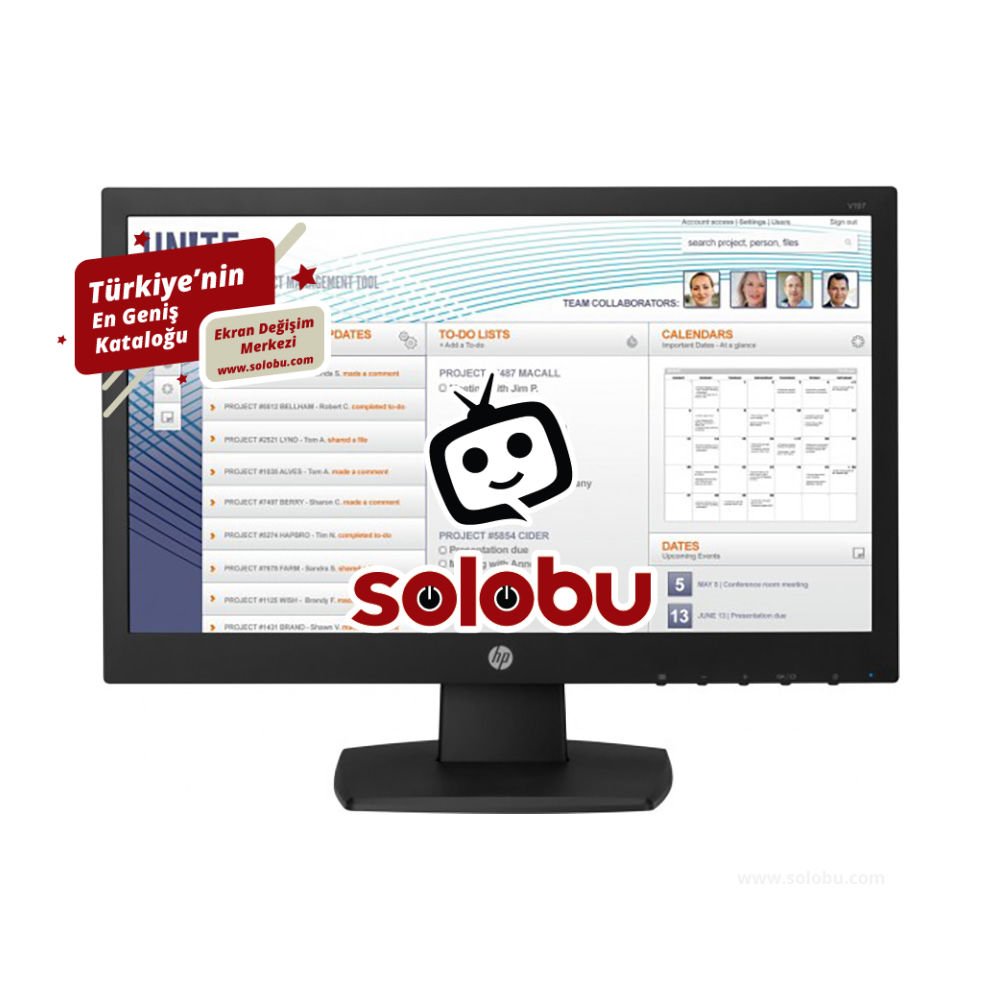 HP V197 (V5J61AA) Monitör Ekran Değişimi