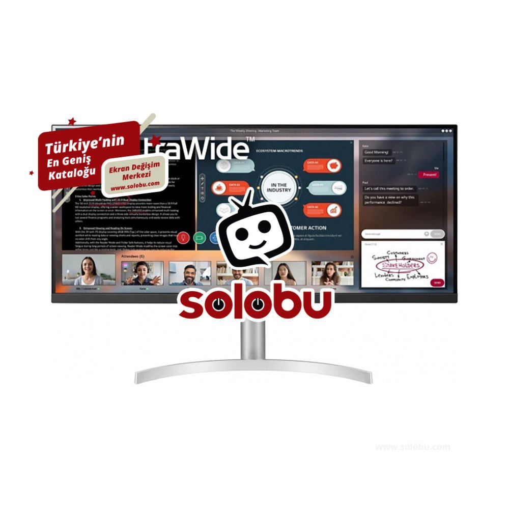 Lenovo ThinkVision T24m-10 Monitör (61B8RAT3EU) Ekran Değişimi