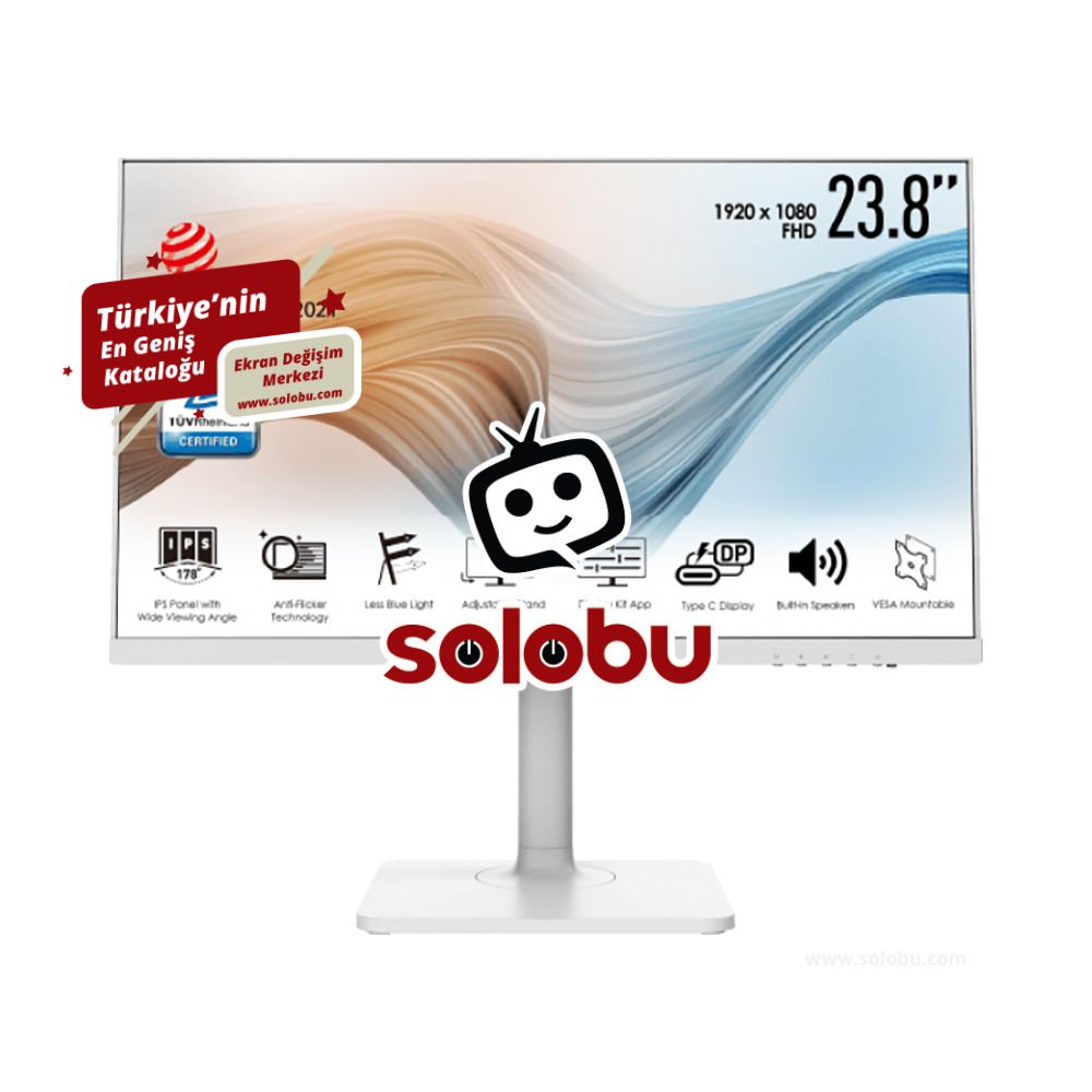 MSI Modern MD241PW Monitör Ekran Değişimi