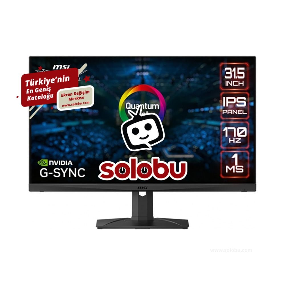 MSI Optix MAG321QR-QD Monitör Ekran Değişimi