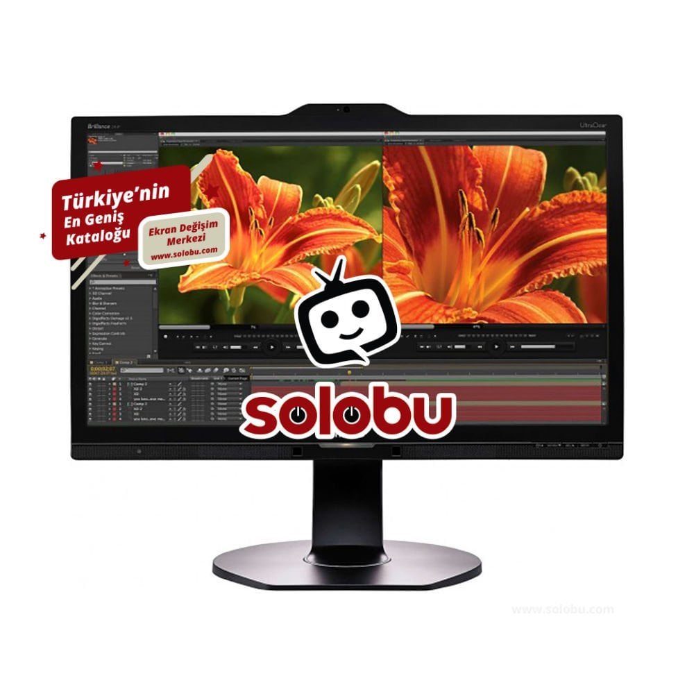 Philips 241P6VPJKEB/00 Monitör Ekran Değişimi