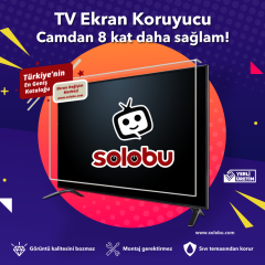 Solobu 70 inç (177 Ekran) LED TV Ekran Koruyucu Cam