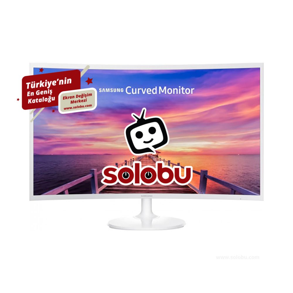 Samsung LC32F391FWMXUF (C32F391) Monitör (C32F391FWM) Ekran Değişimi