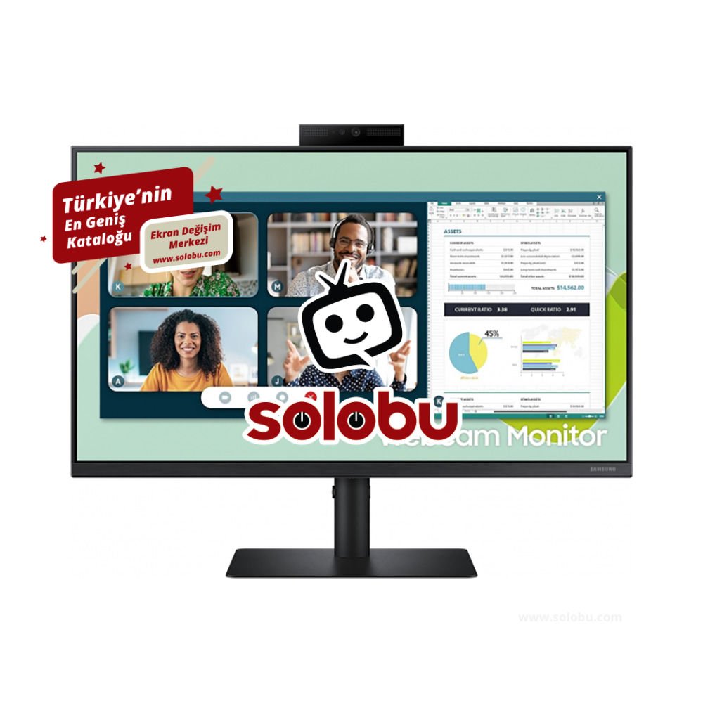 Samsung LS24A400VEUXEN (S24A400) Monitör (S24A400VEU) Ekran Değişimi