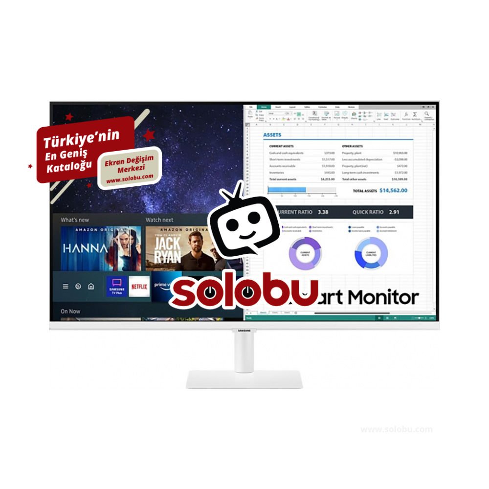 Samsung LS32AM501NMXUF (32M50A) Monitör (S32AM501NM) Ekran Değişimi