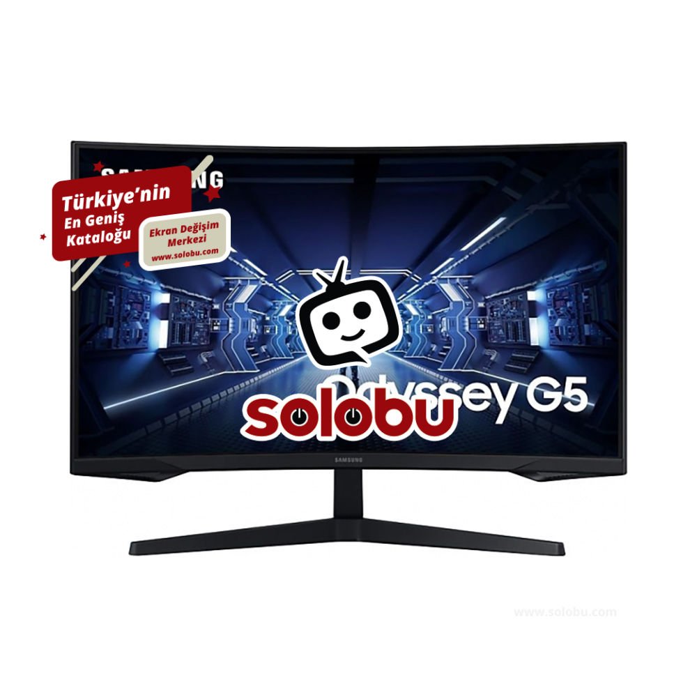 Samsung Odyssey G5 32'' LC32G55TQBUXUF (C32G55T) Monitör (C32G55TQBU) Ekran Değişimi